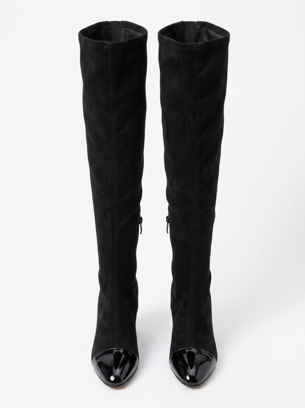 Ivanka Trump black over-the-knee boots size 6.5 new with flaws